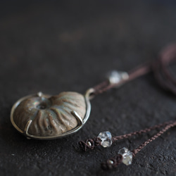 ammonite silver necklace  (woshimonotsuki) 8枚目の画像