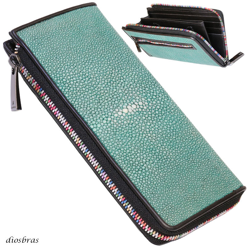 新品】スティングレー 長財布 ポリッシュ加工 ウォレット イエロー