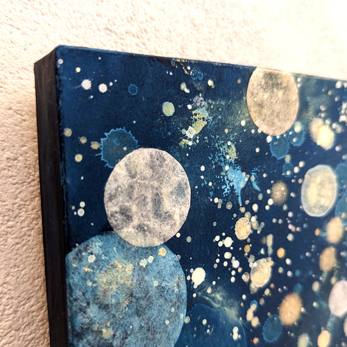 雪の華　　絵画原画 浮世絵模写】Snowy Stroll：夜之雪｜m_kino