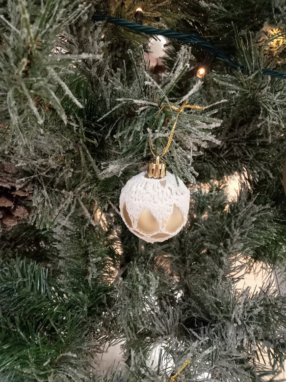 クリスマス　ボール（8個セット） 4枚目の画像