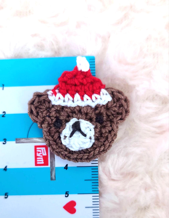 選べるクリスマスくまちゃん　モチーフ 6枚目の画像