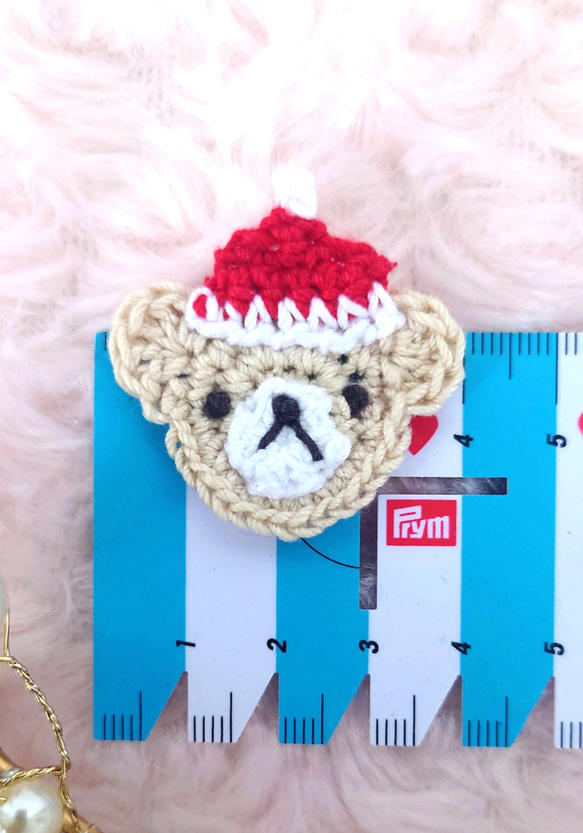 選べるクリスマスくまちゃん　モチーフ 4枚目の画像