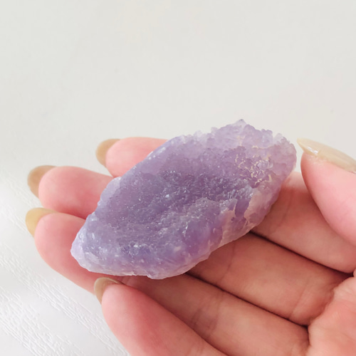 希少！ドゥルージー状アメジストクラスター 天然石 虹色の星 通販