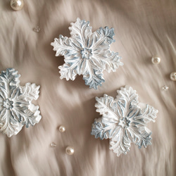 snow crystal stone | 雪の結晶アロマストーン 2枚目の画像