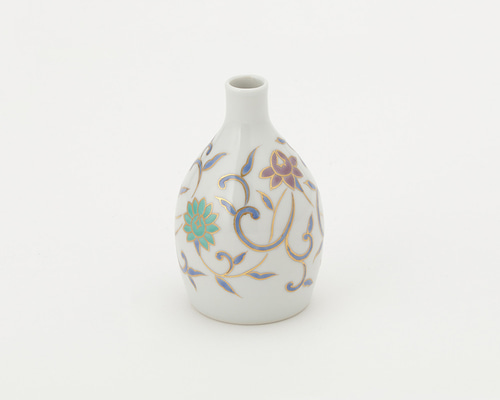 高麗 青磁 鉄砂 唐草模様 小さい花器 一輪挿し 高麗 青磁 鉄砂 唐草模様 小さい花器 一輪挿し