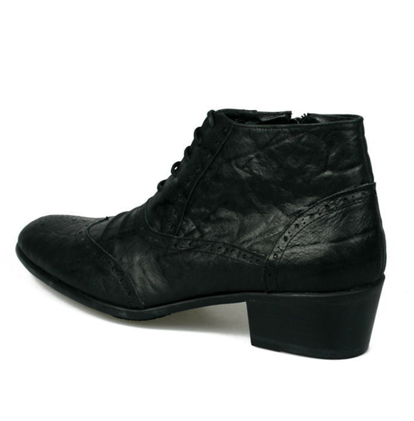 レザーブーツ サイドゴアレザーブーツ ウィングチップレザーブーツ ハンドメイドブーツ 