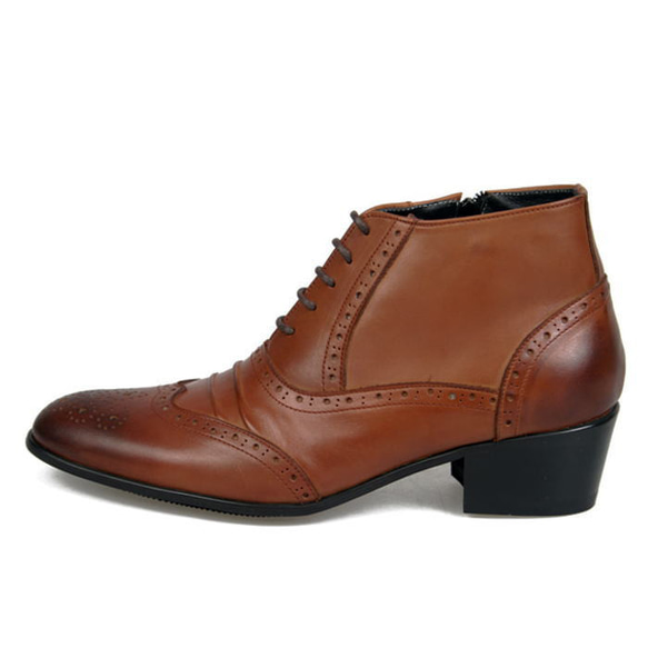 レザーブーツ サイドゴアレザーブーツ ウィングチップレザーブーツ ハンドメイドブーツ 