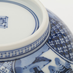 染付祥瑞紋菓子鉢 約１５.５cm １点のみ 12枚目の画像