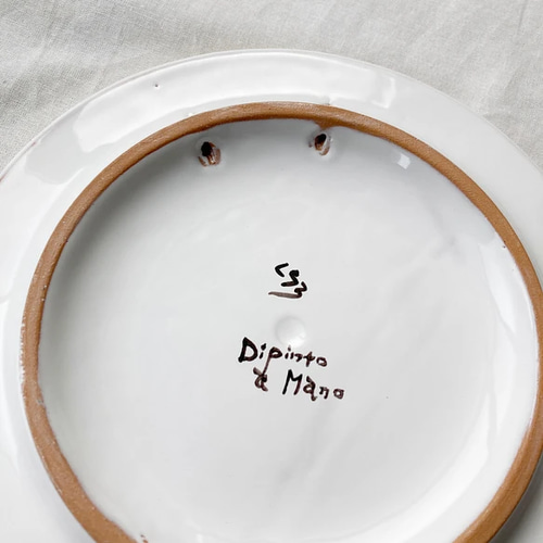鍋敷き 壁掛け 20cm POG012 マヨリカ焼き イタリア陶器 シチリア