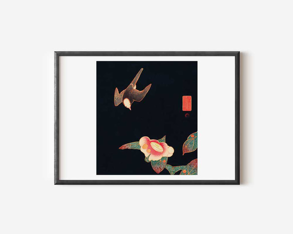 陶板画　リンドウ　額入り　昭和レトロモダン　かわいい絵柄　美術品　和風 陶板画 リンドウ 額入り 昭和レトロモダン かわいい絵柄 美術品