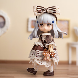 オビツ11 1/12ドール服 ドールウェア  カフェ　gsc BJD OB11 UFDOLL MOLLY 1枚目の画像