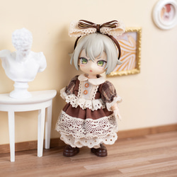 オビツ11 1/12ドール服 ドールウェア  カフェ　gsc BJD OB11 UFDOLL MOLLY 4枚目の画像