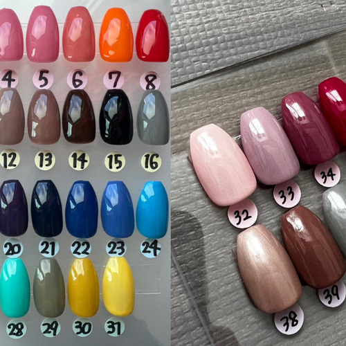 チップ種類、カラー変更可能》ホワイトフレンチバタフライ