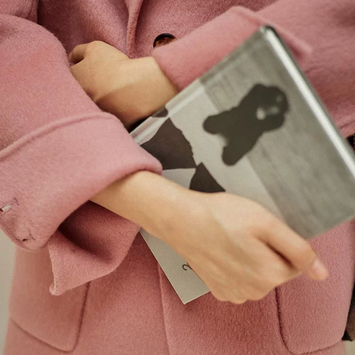 ウール100％】大人ピンク 通勤にも便利なウールコート 【春秋冬