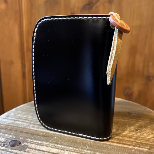 総手縫い) 『使い方のある』 ミドルウォレット(シェルコードバン  