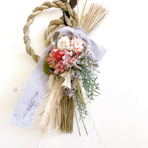 2wayスワッグにもお正月飾りにも］クリスマスにも楽しめる お正月飾り