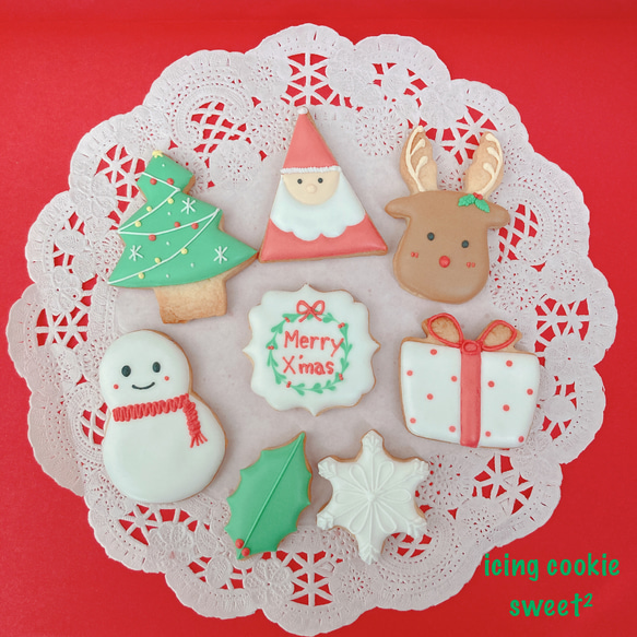 クリスマスアイシングクッキー 1枚目の画像