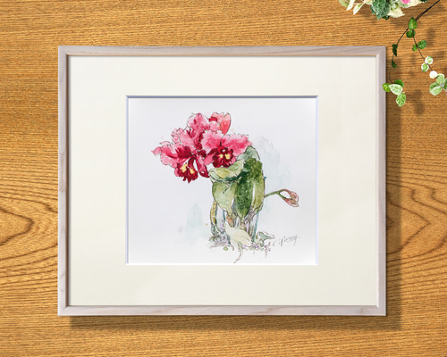 油絵　「　カトレア　」 3cacfe6329dfb0d3e3c89b1a1f35a0