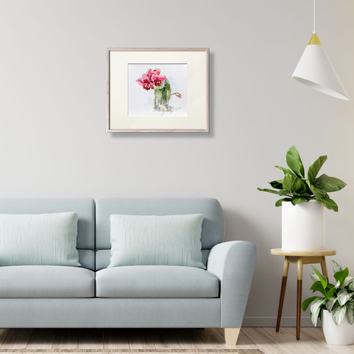 カトレア-1】額縁付き スケッチ原画 一点物 特典付き 絵画 jacc_net