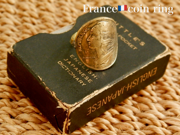 ＃R６　France Coin Ring 　　 2枚目の画像