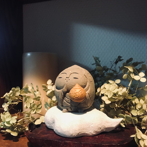 宝珠地蔵(雲座のり) 立体・オブジェ 風の呼-Kazenoko- 通販