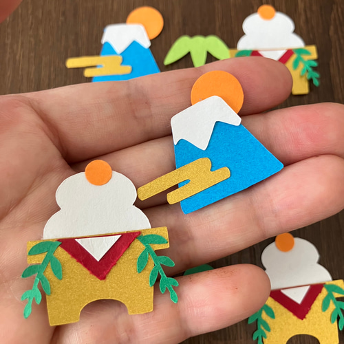 クラフトパンチ ダイカット お正月 松 梅の花 梅 竹 年賀状 2026 年賀