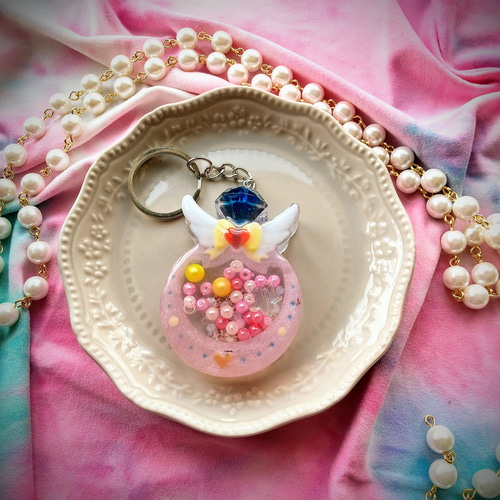 ØMI THE FUSION ミニジュエルキーホルダー 刺しゅうキーホルダー（リトルミイ）S8351562 - MOOMIN SHOP