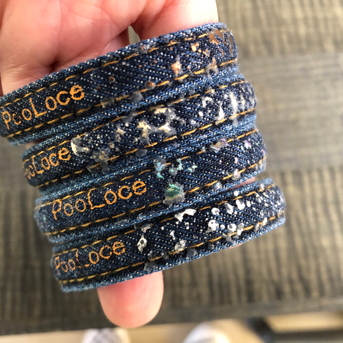 静電気対策】デニムバングル バングル・リストバンド PooLoce 通販