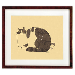黒猫（美人画・A2サイズ） 黒猫（美人画・A2サイズ） 絵画 美しき艶めき 通販 3822512