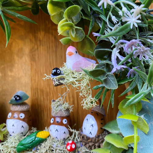 森のどんぐり ラベンダーリース L30センチ リース さくらどんぐり工房