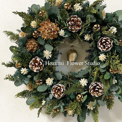 アンティークカラーのフレンチカントリー風リースB（約36センチ