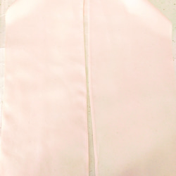 【新品】正絹半衿(薄ピンクと生成りのボカシ)　シルク  着付け小物 7枚目の画像