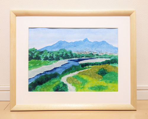あかぎの山と川 水彩画原画 (F4) 絵画 yko 通販 14888891 あかぎの山と川 水彩画原画 (F4) 絵画 yko 通販 14888891
