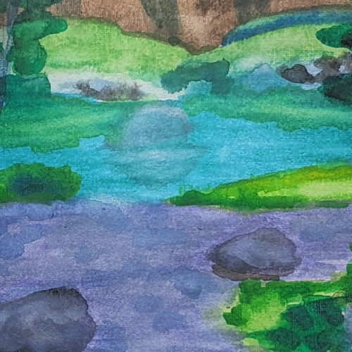 水彩画　イラスト　アート　原画 0_b13250d41d76007ec30f0050e3ad