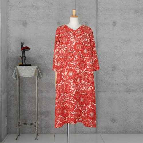 着物リメイクワンピース3193