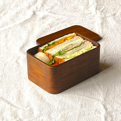 サンドイッチ用弁当箱 小 弁当箱・ランチボックス 杉の木