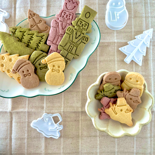 クリスマスツリー 木 3種類のスタンプセット 【クッキー型】 クッキー