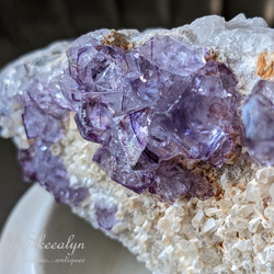 【Yaogangxian Fluorite】ヤオガンシャン産｜パープルフローライト原石｜ 中国湖南省｜蛍石｜鉱物標本 4枚目の画像