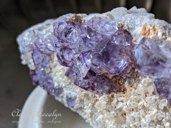 【Yaogangxian Fluorite】ヤオガンシャン産｜パープルフローライト原石｜ 中国湖南省｜蛍石｜鉱物標本 4枚目の画像