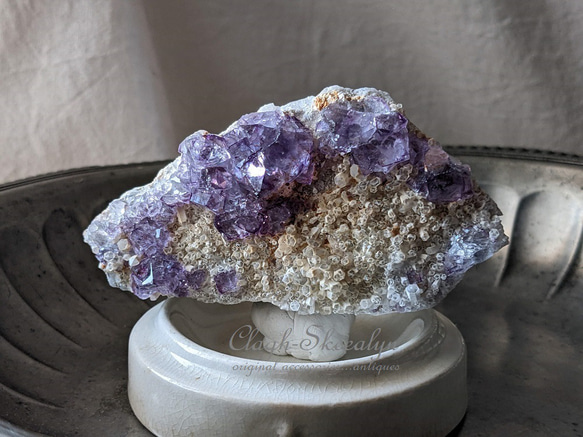 【Yaogangxian Fluorite】ヤオガンシャン産｜パープルフローライト原石｜ 中国湖南省｜蛍石｜鉱物標本 2枚目の画像