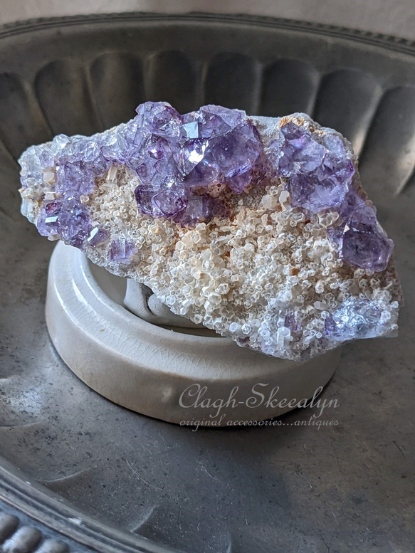 【Yaogangxian Fluorite】ヤオガンシャン産｜パープルフローライト原石｜ 中国湖南省｜蛍石｜鉱物標本 15枚目の画像