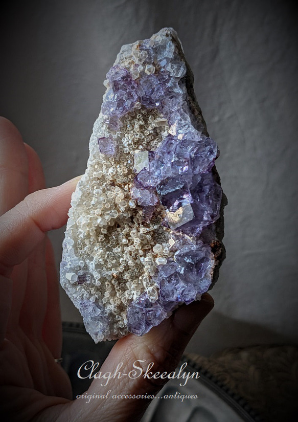 【Yaogangxian Fluorite】ヤオガンシャン産｜パープルフローライト原石｜ 中国湖南省｜蛍石｜鉱物標本 5枚目の画像