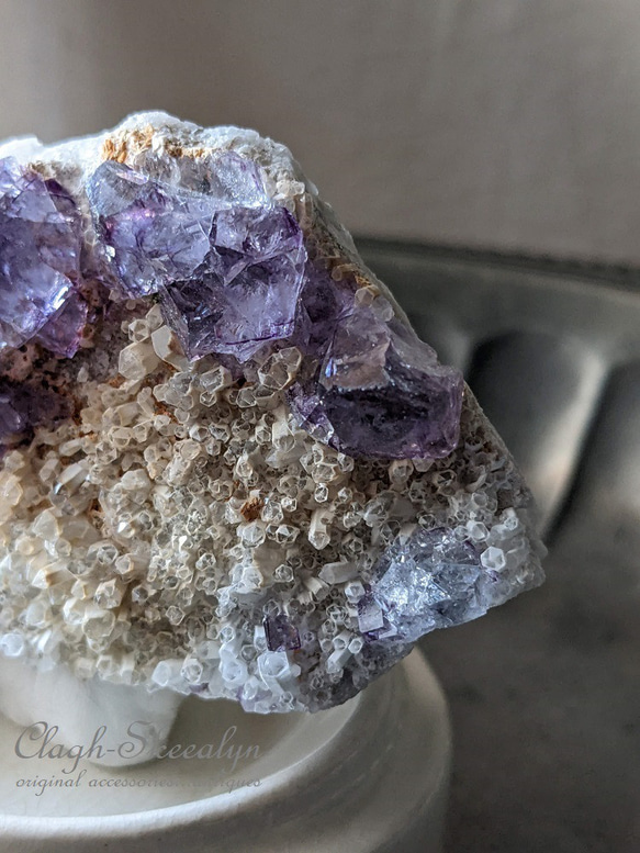 【Yaogangxian Fluorite】ヤオガンシャン産｜パープルフローライト原石｜ 中国湖南省｜蛍石｜鉱物標本 17枚目の画像