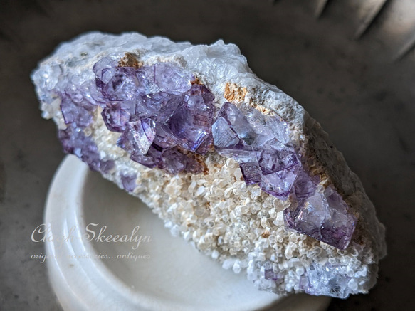 【Yaogangxian Fluorite】ヤオガンシャン産｜パープルフローライト原石｜ 中国湖南省｜蛍石｜鉱物標本 6枚目の画像