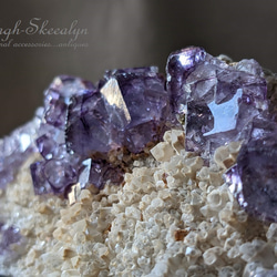 【Yaogangxian Fluorite】ヤオガンシャン産｜パープルフローライト原石｜ 中国湖南省｜蛍石｜鉱物標本 1枚目の画像