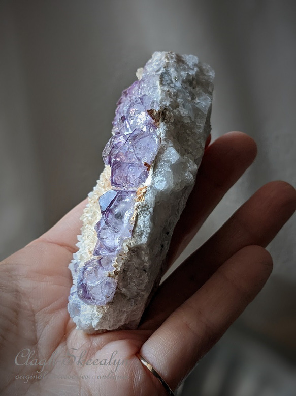 【Yaogangxian Fluorite】ヤオガンシャン産｜パープルフローライト原石｜ 中国湖南省｜蛍石｜鉱物標本 12枚目の画像