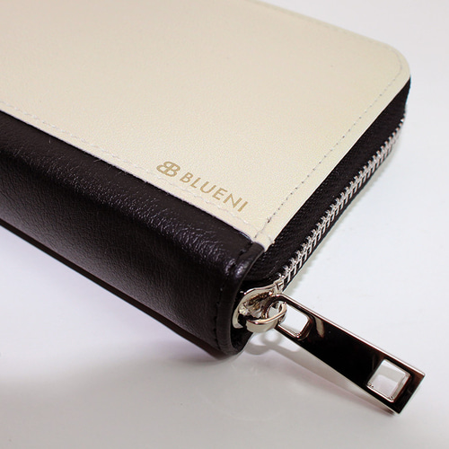 ベージュ＋neco長財布 「ネコは見た」シリーズ 〜送料無料〜 長