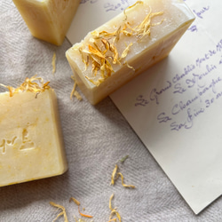 【人気No.10】カレンデュラ石鹸　Calendula Soap オーガニック 雑貨石鹸【1個】 5枚目の画像