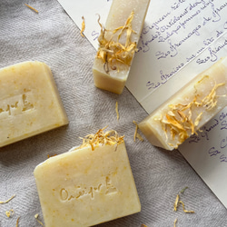【人気No.10】カレンデュラ石鹸　Calendula Soap オーガニック 雑貨石鹸【1個】 3枚目の画像