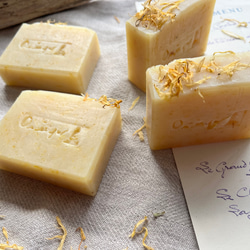 【人気No.10】カレンデュラ石鹸　Calendula Soap オーガニック 雑貨石鹸【1個】 2枚目の画像